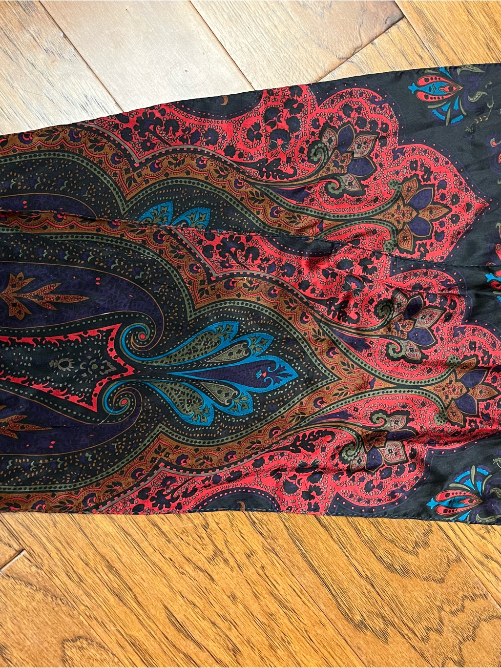 Vintage 100 Silk Liz Claiborne Silk Paisley Scarf